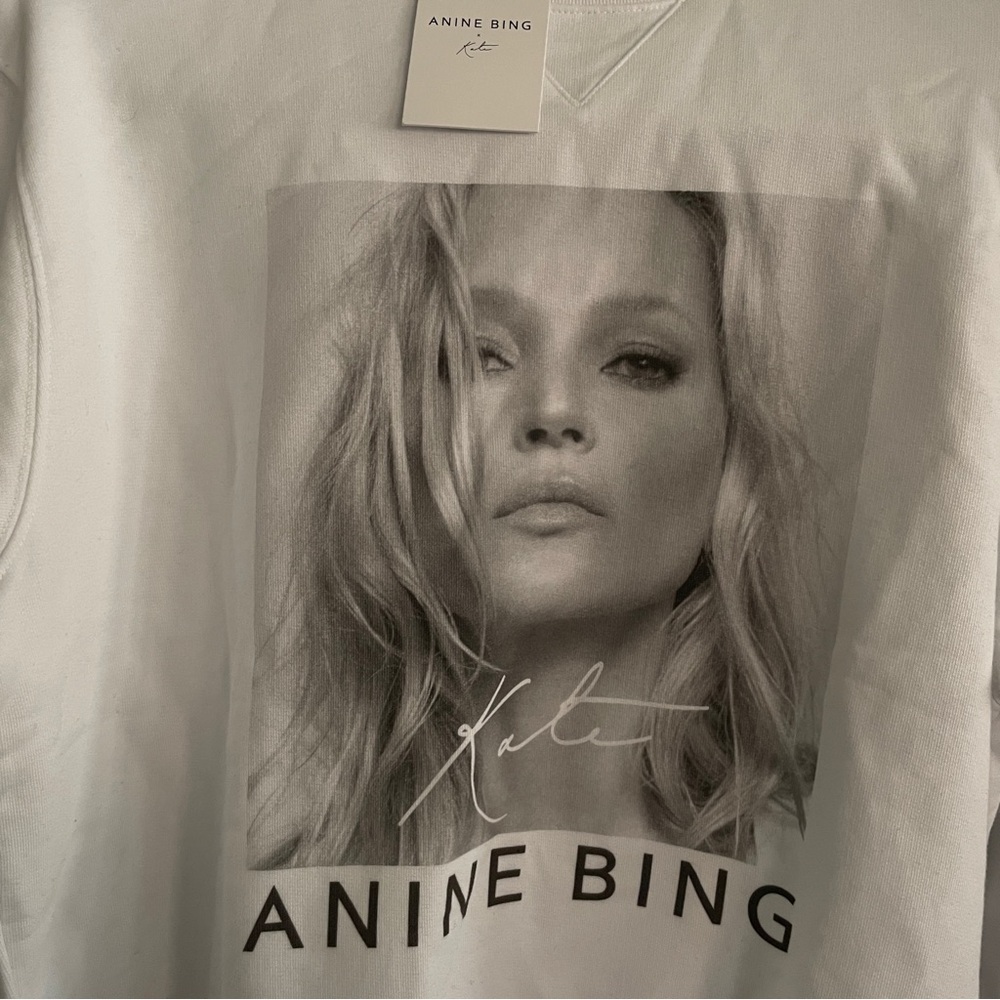 ANINE BING x KATE MOSS Sweatshirt NWT - Picture 4 of 11